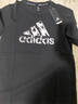 阿迪达斯（adidas）短袖t恤男士夏季跑步健身运动衣快干衣透气男装T恤  黑白 2XL 实拍图