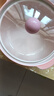 粉色蝴蝶结大号陶瓷泡面带盖螺蛳粉碗面碗高颜值釉下彩好看少女心 【粉色】 蝴蝶结-泡面碗 泡面碗+盖 【二件套】 实拍图