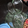 网红咸菜碗玻璃密封罐加厚酱菜盒冰箱保鲜罐小菜泡菜罐分装盒 两只随机装 2个 180ml 实拍图