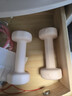 Keep哑铃女士健身家用彩色浸塑环保手铃亚铃全身塑形樱粉1kg*2 实拍图