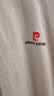 皮尔卡丹（pierre cardin）纯棉长袖t恤男士春秋季宽松薄款秋衣纯色上衣服打底衫男装秋装 卡其+深灰 【100%纯棉】 2XL 码建议155-170斤 实拍图