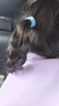 海盐蓝发绳发绳发圈头绳简约扎高马尾皮筋少女可爱头饰无缝高弹力 50根（opp袋包装）【颜色随机】 实拍图