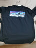 巴塔哥尼亚（Patagonia）男士混纺棉轻便logo潮流圆领长袖T恤卫衣L/S P-6 Logo 38518 BLK L 实拍图