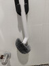 大卫马桶刷无死角家用壁挂厕所卫生间蹲坑长柄刷器H5+挂钩Y6组合装 实拍图