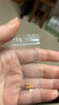 洲足金999金珠黄金小金珠金豆古法金珠DIY配件散珠隔珠路路通转运珠 3mm金珠  合单满 0.16g 包邮 多颗混发约0.08g 实拍图