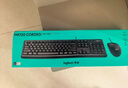 罗技（Logitech）MK120 键鼠套装 有线键鼠套装 办公键鼠套装 电脑键盘 USB即插即用 全尺寸 黑色 实拍图