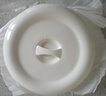 贝瑟斯 陶瓷碗蒸饭碗 蒸菜碗陶瓷蒸蛋碗带盖碗家用汤碗纯白瓷碗6.5英寸 实拍图