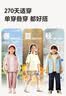 迷你巴拉（minibala）【5A抑菌】男童女童短袖T恤基础简约一家三口盛夏抑菌清爽亲子装 奶白10501 160 实拍图