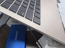 三星（SAMSUNG）1TB Type-c USB 3.2移动固态硬盘（PSSD） T7蓝色 NVMe传输速度1050MB/s 手机直连Mac mini 外接 实拍图