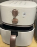美的（Midea）空气炸锅蒸烤一体 免翻面实用多功能全自动 家用空气炸锅大容量5.3L热风烘炸金属内腔 MF-KZE535J5 实拍图