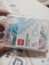 得力（deli）【超级爆款】打孔器活页环装订扣环彩色塑料活页圈卡片圈钥匙开口圈活页本环扣 15mm50枚 混TA864 实拍图
