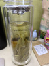 希诺双层玻璃杯男家用商务办公泡茶杯子过滤车载水杯XN-9302 345mL 实拍图