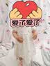 优奇婴儿衣服女宝宝夏季薄款飞飞袖连衣裙女童夏天透气外出碎花裙可爱 晒单实拍图
