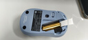 罗技（Logitech）M221 轻音鼠标 无线鼠标 办公鼠标 对称鼠标 带无线微型接收器 雾霭蓝 实拍图