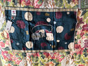 洁丽雅（Grace）A类纯棉抗菌枕巾一对装纱布简约枕头巾 蓝色52*78cm 实拍图