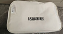 MIDO HOUSE铭都60支纯棉四件套全棉床上用品A类贡缎高端轻奢高级感床笠被套200x230cm薄暮灰 实拍图