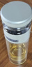 京东京造 玻璃杯 全能茶水分离杯 泡茶杯双层泡茶分离杯子男士月光银330ml 实拍图