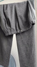 婧麒（JOYNCLEON）孕妇裤春夏款外穿阔腿裤子长裤不勒肚孕妇装 深灰 XXL Jyk202018 晒单实拍图