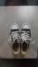匡威（Converse）All Star夏季经典帆布男女高帮休闲运动鞋黑色101010 101010/黑色 42.5 实拍图