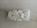 联塑（LESSO）PPR塑胶管件水管管卡 自来水管鞍型管卡4分dn20白色 热熔水管固定管夹塑胶卡子 20个/包 实拍图