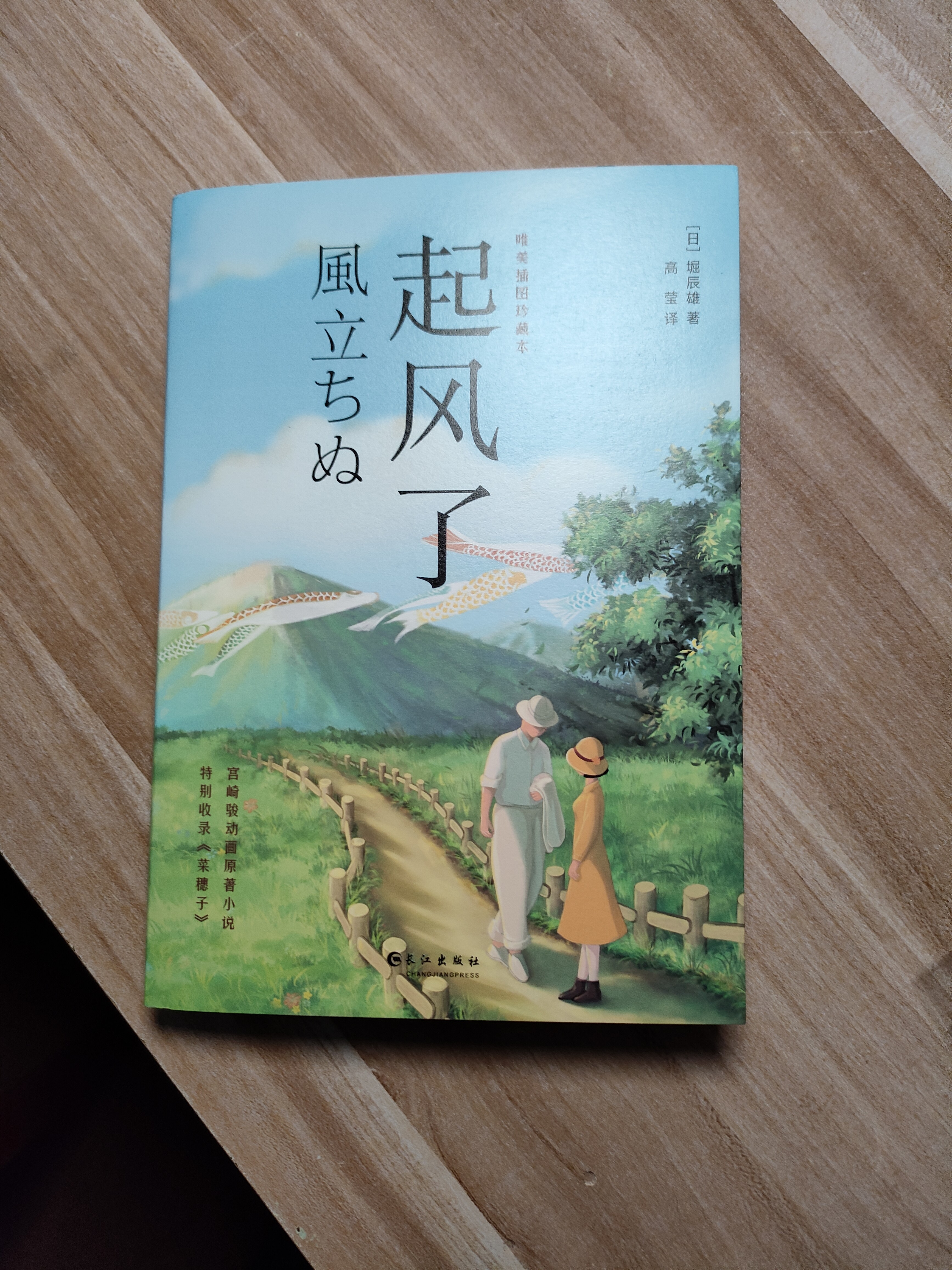 起风了 宫崎骏动画原著小说唯美插图珍藏本芥川龙之介弟子堀辰雄著作日漫感动无数作者的纯美恋歌爱情故事豆瓣高分 实拍图
