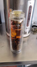 富光玻璃杯双层 带茶隔大容量隔热茶杯高档商务泡茶车载水杯透明杯子 实拍图