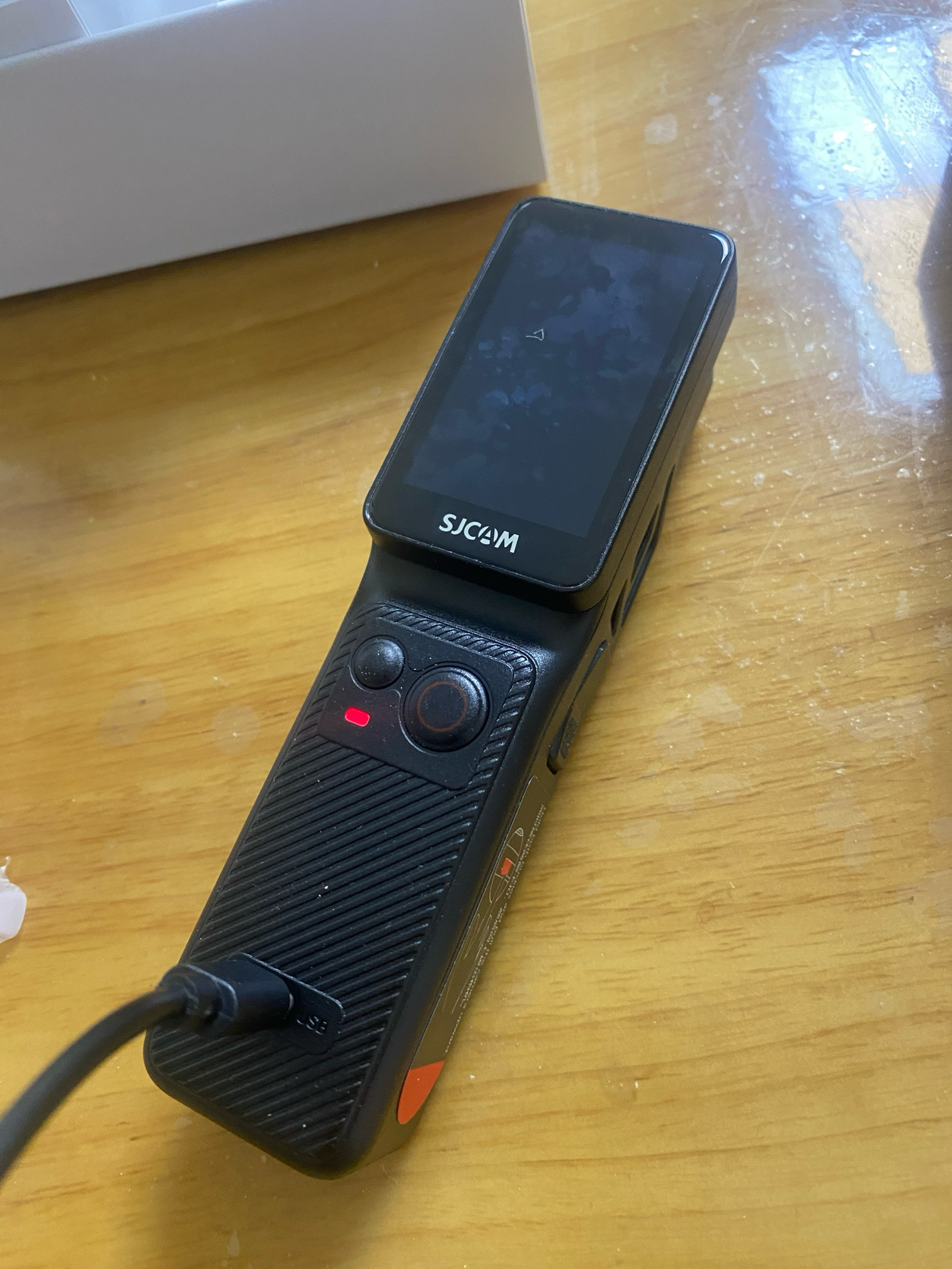 SJCAM速影C400续航版手持地平线增稳拇指磁吸随身便携挂脖户外运动相机钓鱼摩托车骑行 vlog 摄像机64 实拍图