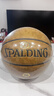 斯伯丁（SPALDING）篮球飞行员06十字型防尘吸湿皮料室内外通用7号成人青少年77-739Y 实拍图