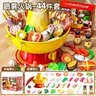 喜迪奇儿童过家家玩具火锅仿真喷雾厨房做饭套装女孩切切乐3岁生日礼物 实拍图