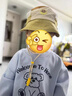 Lemonkid婴儿帽子防紫外线男女孩防晒帽可拆卸太阳帽遮阳透气 实拍图