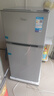 美的（Midea）112L两门小冰箱灰色双温小冰箱迷你家用宿舍租房灵活摆放节能低音深冷速冻 BCD-112CM 实拍图