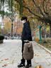 墨一双肩包男休闲帆布大容量背包书包大学生电脑包旅行户外徒步登山包 升级山系款式一-咖啡色-5794款 实拍图