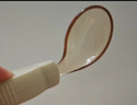 albo儿童勺子宝宝学吃饭餐具PPSU弯头勺婴儿硅胶短柄训练辅食勺 实拍图