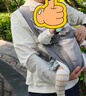 COOKSS婴儿背带抱娃神器婴儿双肩前抱式宝宝大童0-3岁简易纯棉防晒透气 实拍图