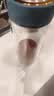 富光 男女士双层玻璃杯 高硼硅泡茶杯 茶水分离水杯带茶隔杯子500ml 实拍图
