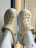 卡骆驰（CROCS）贝雅卡骆班洞洞鞋轻便耐磨一脚蹬休闲鞋女鞋时尚沙滩鞋|205089 冬日白/彩色-1LI 39 (240mm) 实拍图