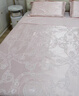 罗莱家纺 60支棉提花四件套轻奢被罩床单床上用品 粉色220*250 实拍图