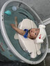 iuu婴儿游泳桶免安装 儿童洗澡桶 可折叠泡澡桶家用新生儿游泳池浴桶 【免安装-透明】巨无霸+礼包 母婴级面料，耐磨稳固防变形 实拍图