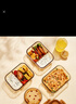 希乐扣Cilock玻璃饭盒上班族带饭 微波炉可加热餐盒便当盒大容量保鲜盒 带餐包 实拍图