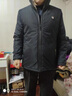 帝欧莱夫中老年男装外套冬季加绒加厚爸爸装夹克男士外套老人秋冬衣服男 黑色 M (推荐体重90-110斤) 实拍图