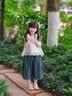G.duck小黄鸭女童夏装套装2026新款儿童服装中小童女孩衣服娃娃衫两件套 图片色 100 cm 实拍图