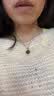 周大金 CHOW TAI KING四叶草银项链女款2026新款感温变色吊坠七夕情人节礼物女朋友老婆 实拍图