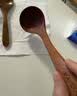 美厨（MAXCOOK）木汤勺 乌檀木勺子 天然家用无漆无蜡木勺铲 加长柄菜勺MCCU8611 实拍图