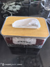 京东物流 透明木盖纸巾盒客厅家用抽纸盒轻奢高级感茶几透明带盖 中号方形（18*11.5*9.5cm） 实拍图