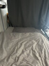 罗莱家纺 100%纯棉抗菌四件套全棉床上用品床单被套 灰  150*215cm 京东定制款 实拍图