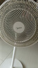 美的（Midea）【品质推荐】七叶轻音柔风电风扇/家用省电落地扇/台式电扇/广角摇头节能宿舍小型风扇 SAE35CA 实拍图