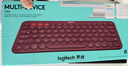 罗技（Logitech）时尚系列 K380 无线键盘 蓝牙办公键盘 便携超薄键盘 笔记本键盘 红色 79键 实拍图