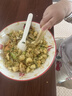 COOKSS勺子宝宝学吃饭PPSU训练叉勺短柄弯头辅食勺儿童餐具套装 实拍图