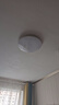惠普精工led卧室吸顶灯三防灯超薄简约儿童书房餐厅阳台过道灯具37CM白光 实拍图