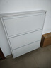 鞋柜超薄钢制入户门口楼道玄关柜翻斗窄柜收纳柜壁挂鞋架子 800宽三层 15.2cm厚-组装款 实拍图